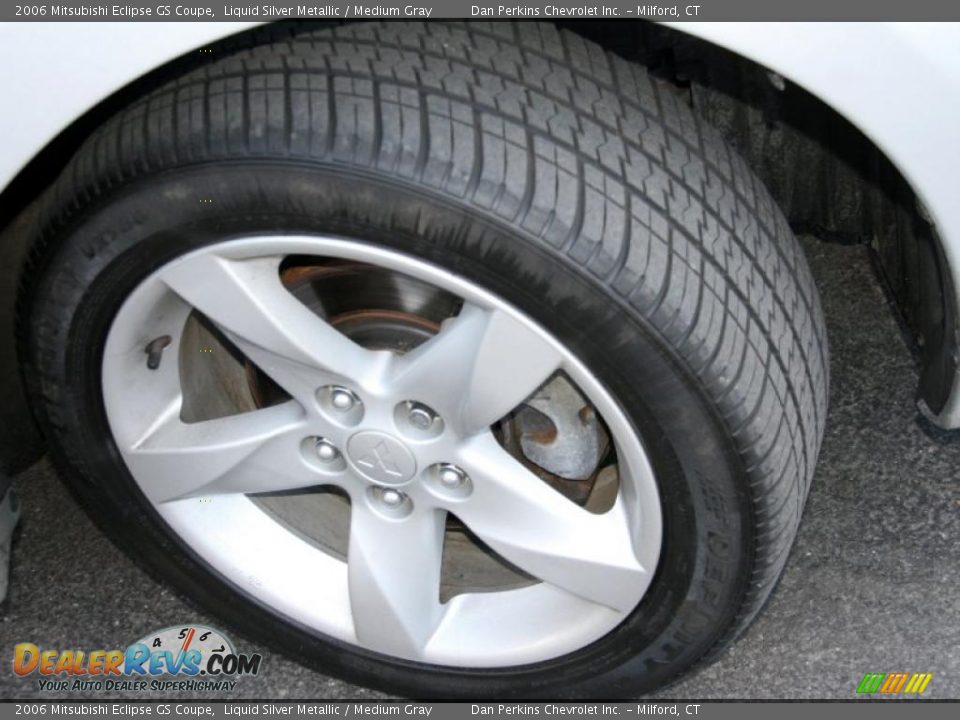 2006 Mitsubishi Eclipse GS Coupe Liquid Silver Metallic / Medium Gray Photo #10