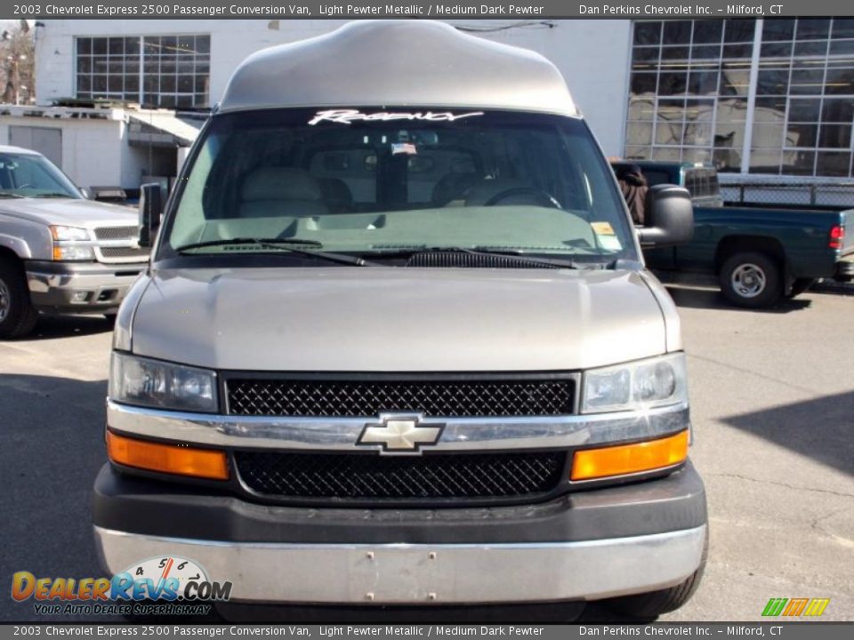 2003 Chevrolet Express 2500 Passenger Conversion Van Light Pewter Metallic / Medium Dark Pewter Photo #2