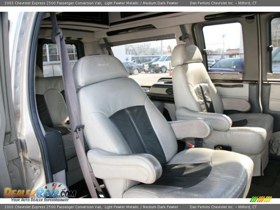 2003 Chevrolet Express 2500 Passenger Conversion Van Light Pewter Metallic / Medium Dark Pewter Photo #5