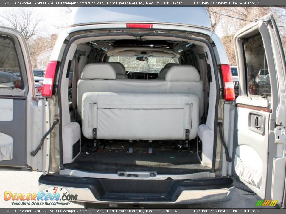 2003 Chevrolet Express 2500 Passenger Conversion Van Light Pewter Metallic / Medium Dark Pewter Photo #6