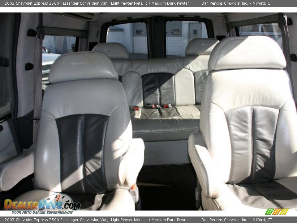 2003 Chevrolet Express 2500 Passenger Conversion Van Light Pewter Metallic / Medium Dark Pewter Photo #7