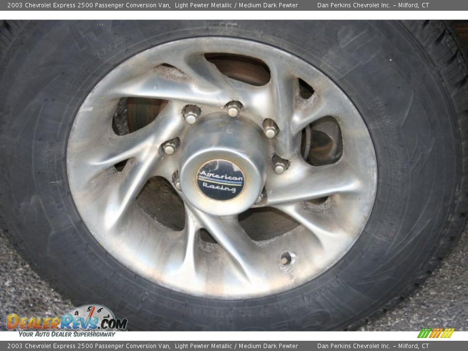 2003 Chevrolet Express 2500 Passenger Conversion Van Light Pewter Metallic / Medium Dark Pewter Photo #11