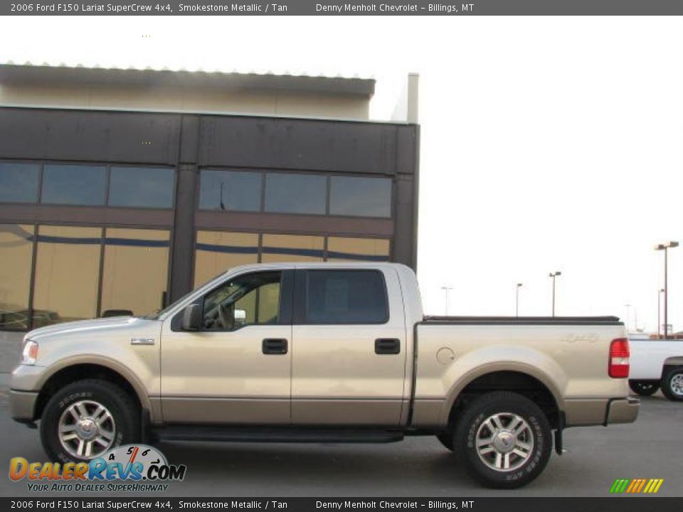 2006 Ford F150 Lariat SuperCrew 4x4 Smokestone Metallic / Tan Photo #1