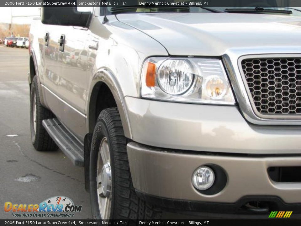 2006 Ford F150 Lariat SuperCrew 4x4 Smokestone Metallic / Tan Photo #4