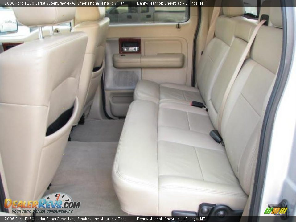 2006 Ford F150 Lariat SuperCrew 4x4 Smokestone Metallic / Tan Photo #10