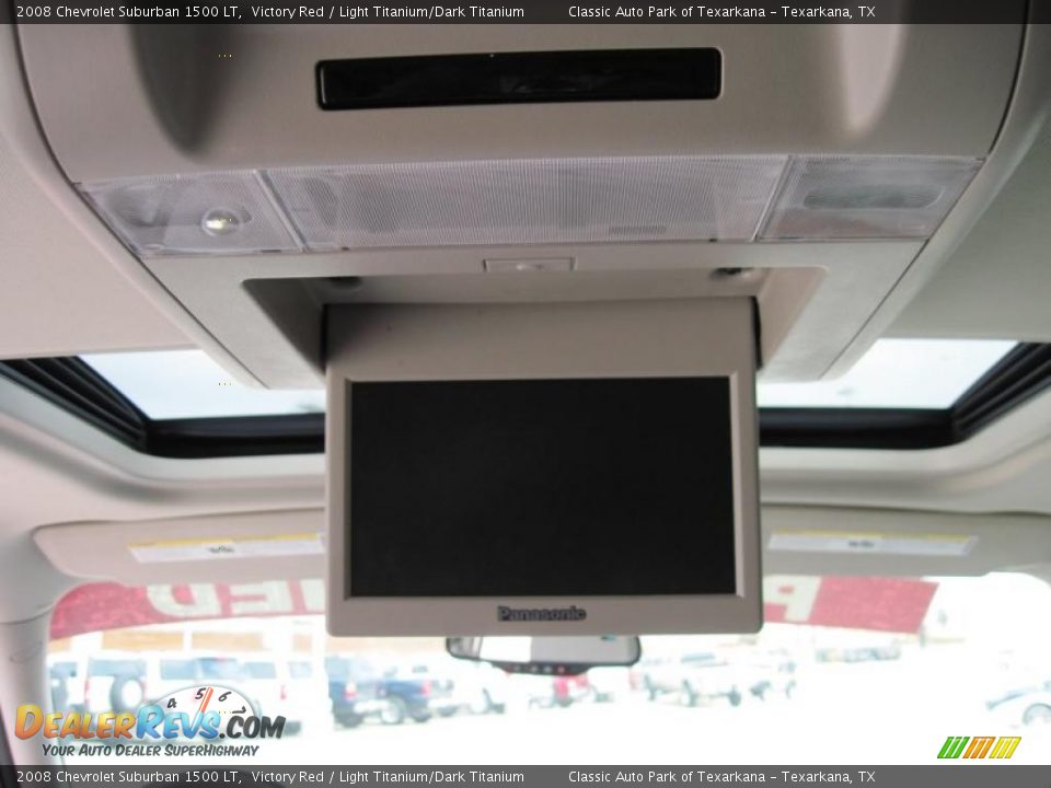 2008 Chevrolet Suburban 1500 LT Victory Red / Light Titanium/Dark Titanium Photo #13