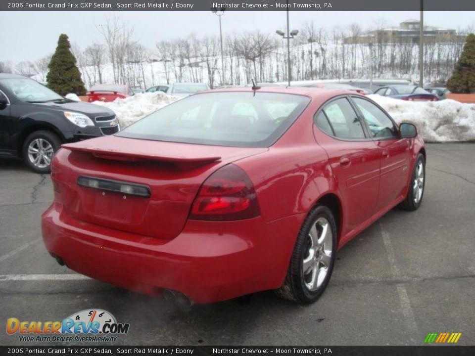 2006 Pontiac Grand Prix GXP Sedan Sport Red Metallic / Ebony Photo #3