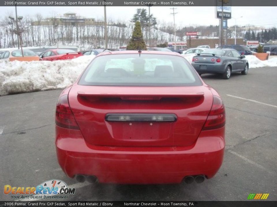 2006 Pontiac Grand Prix GXP Sedan Sport Red Metallic / Ebony Photo #4