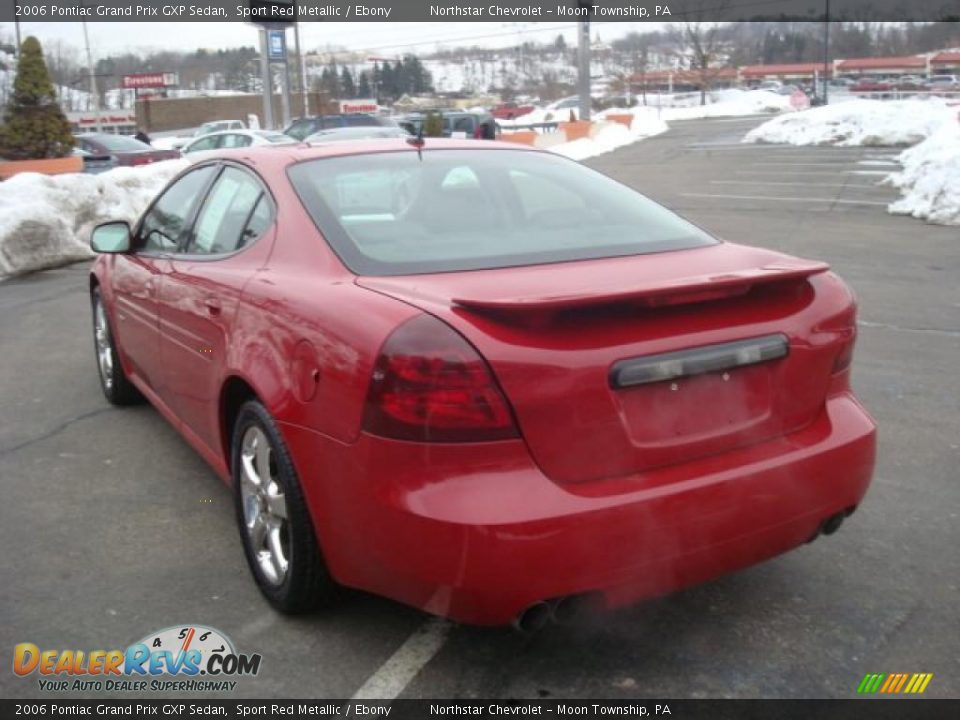 2006 Pontiac Grand Prix GXP Sedan Sport Red Metallic / Ebony Photo #5