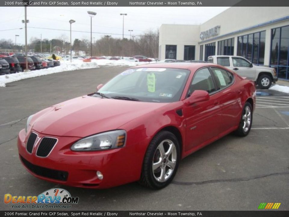 2006 Pontiac Grand Prix GXP Sedan Sport Red Metallic / Ebony Photo #7