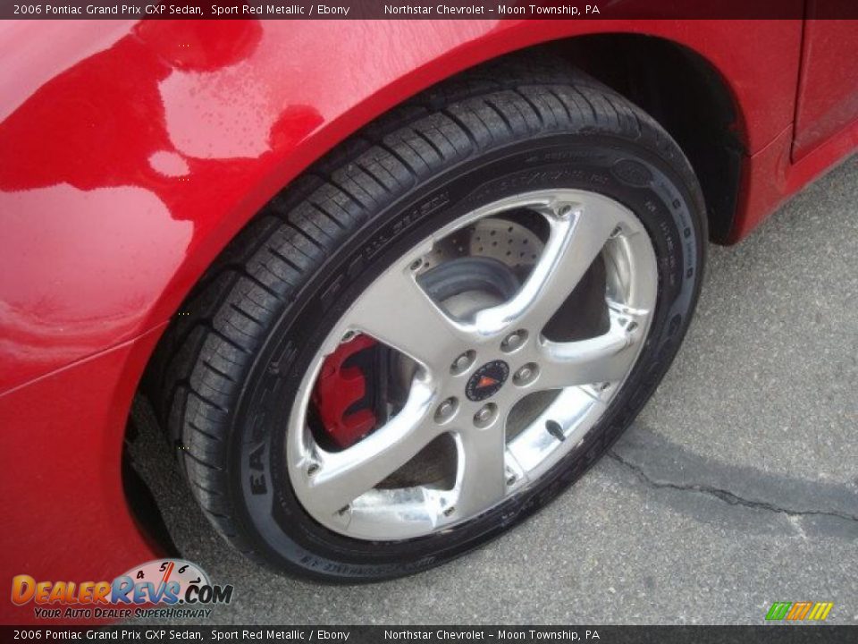 2006 Pontiac Grand Prix GXP Sedan Sport Red Metallic / Ebony Photo #9