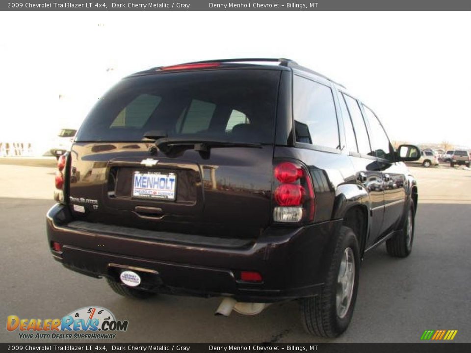 2009 Chevrolet TrailBlazer LT 4x4 Dark Cherry Metallic / Gray Photo #5