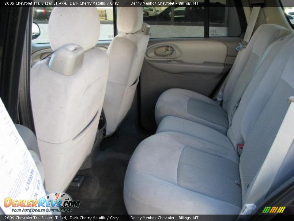 2009 Chevrolet TrailBlazer LT 4x4 Dark Cherry Metallic / Gray Photo #8