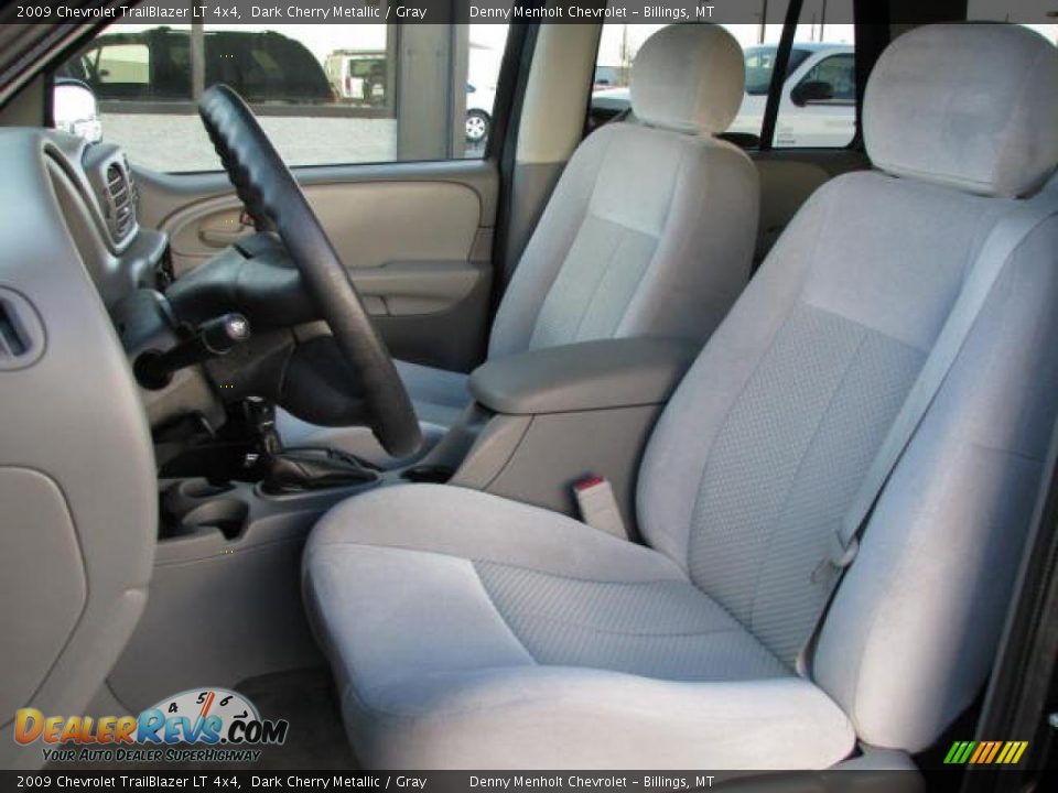 2009 Chevrolet TrailBlazer LT 4x4 Dark Cherry Metallic / Gray Photo #9