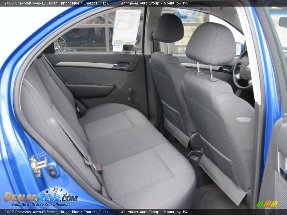 2007 Chevrolet Aveo LS Sedan Bright Blue / Charcoal Black Photo #6