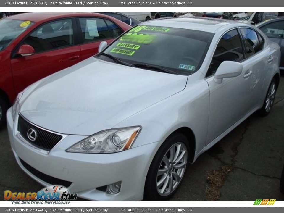 2008 Lexus IS 250 AWD Starfire White Pearl / Sterling Gray Photo #2