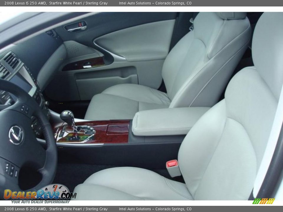 2008 Lexus IS 250 AWD Starfire White Pearl / Sterling Gray Photo #8