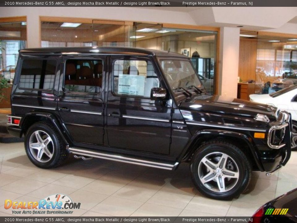 2010 Mercedes-Benz G 55 AMG designo Mocha Black Metallic / designo Light Brown/Black Photo #1