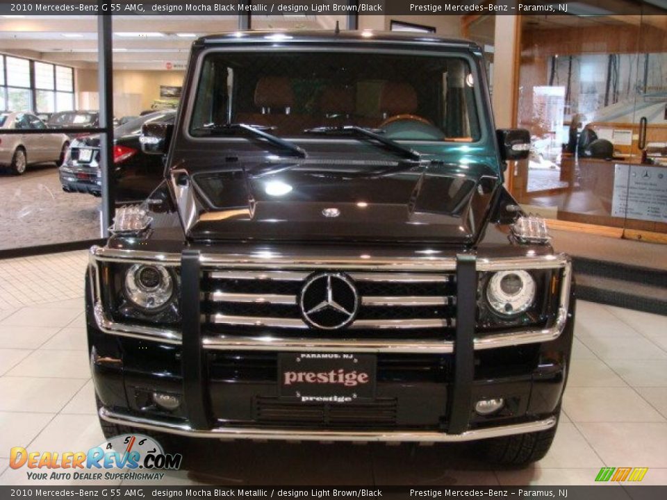 2010 Mercedes-Benz G 55 AMG designo Mocha Black Metallic / designo Light Brown/Black Photo #2
