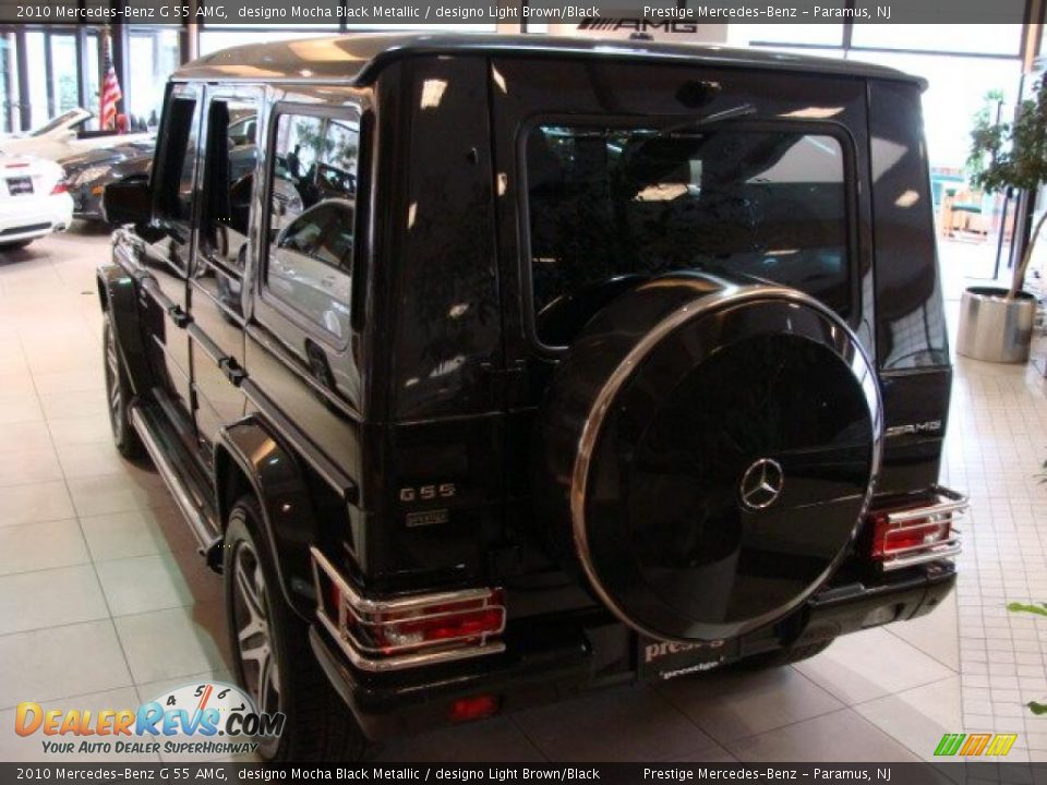 2010 Mercedes-Benz G 55 AMG designo Mocha Black Metallic / designo Light Brown/Black Photo #4