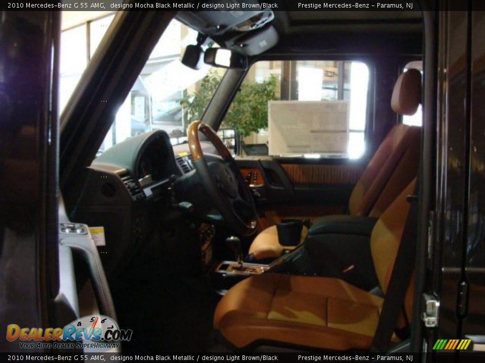 2010 Mercedes-Benz G 55 AMG designo Mocha Black Metallic / designo Light Brown/Black Photo #7