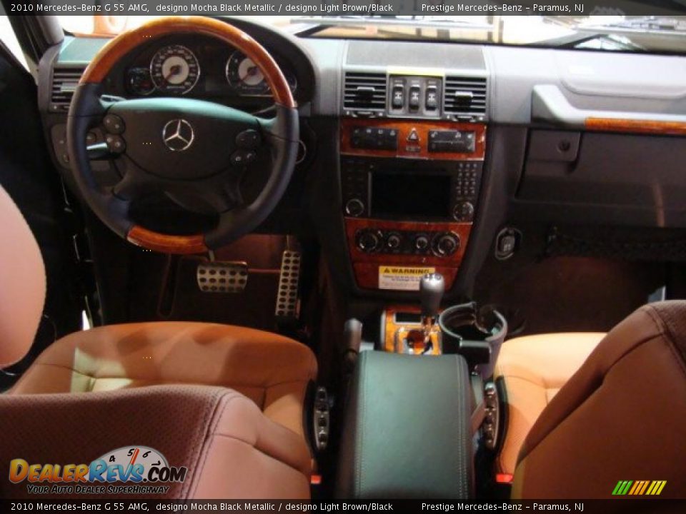 2010 Mercedes-Benz G 55 AMG designo Mocha Black Metallic / designo Light Brown/Black Photo #9