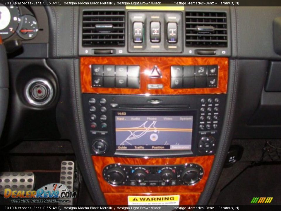 2010 Mercedes-Benz G 55 AMG designo Mocha Black Metallic / designo Light Brown/Black Photo #10