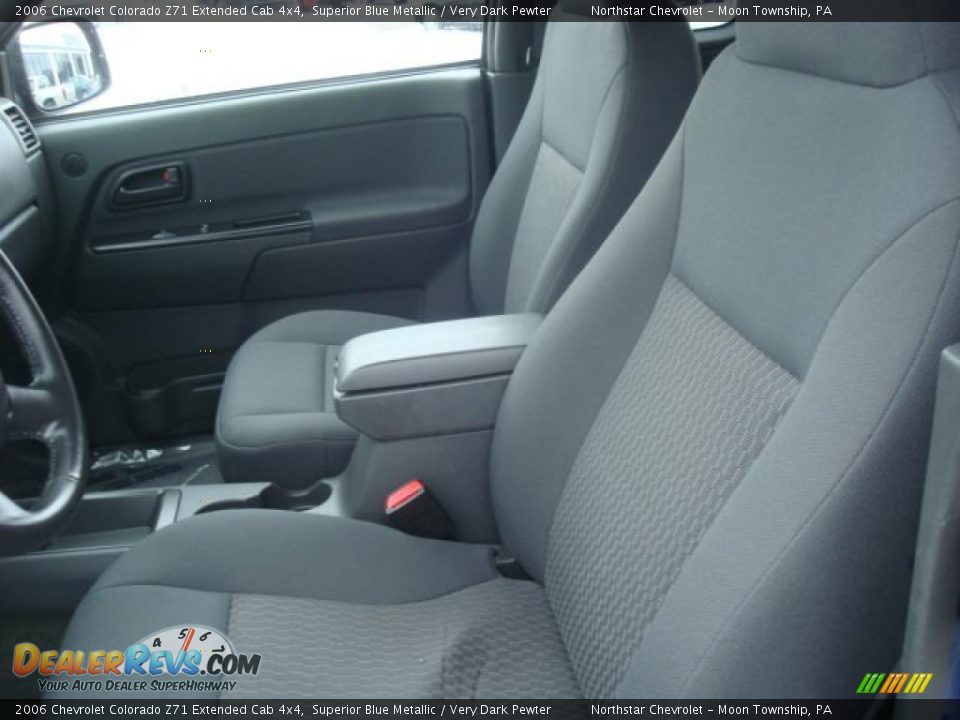 2006 Chevrolet Colorado Z71 Extended Cab 4x4 Superior Blue Metallic / Very Dark Pewter Photo #11