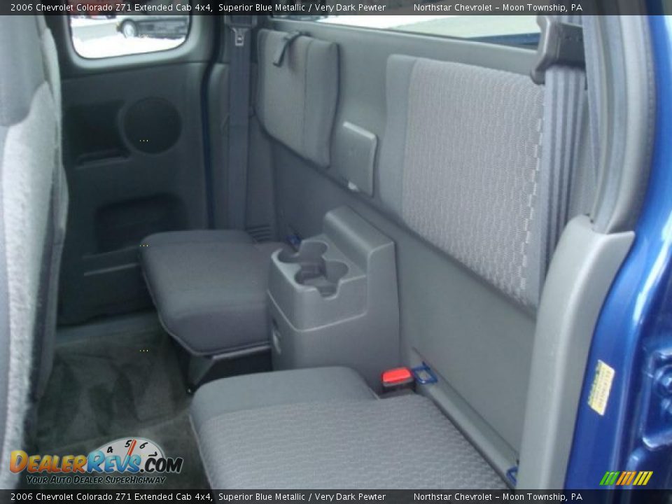 2006 Chevrolet Colorado Z71 Extended Cab 4x4 Superior Blue Metallic / Very Dark Pewter Photo #12