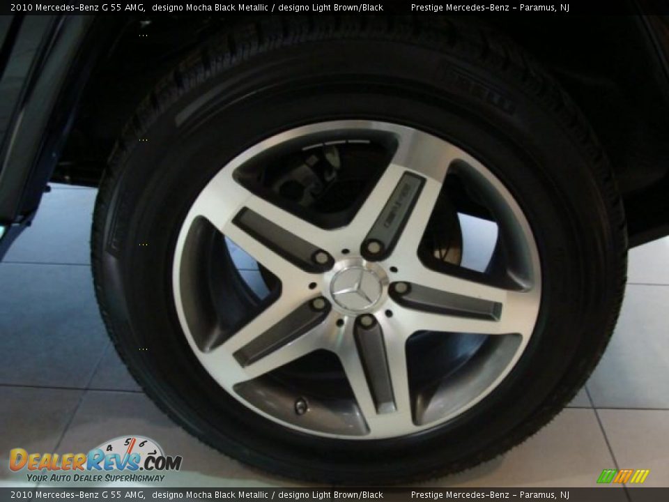 2010 Mercedes-Benz G 55 AMG designo Mocha Black Metallic / designo Light Brown/Black Photo #14