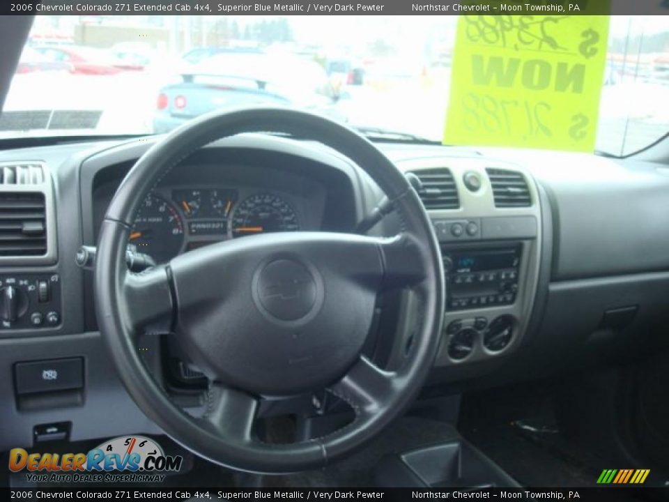 2006 Chevrolet Colorado Z71 Extended Cab 4x4 Superior Blue Metallic / Very Dark Pewter Photo #13