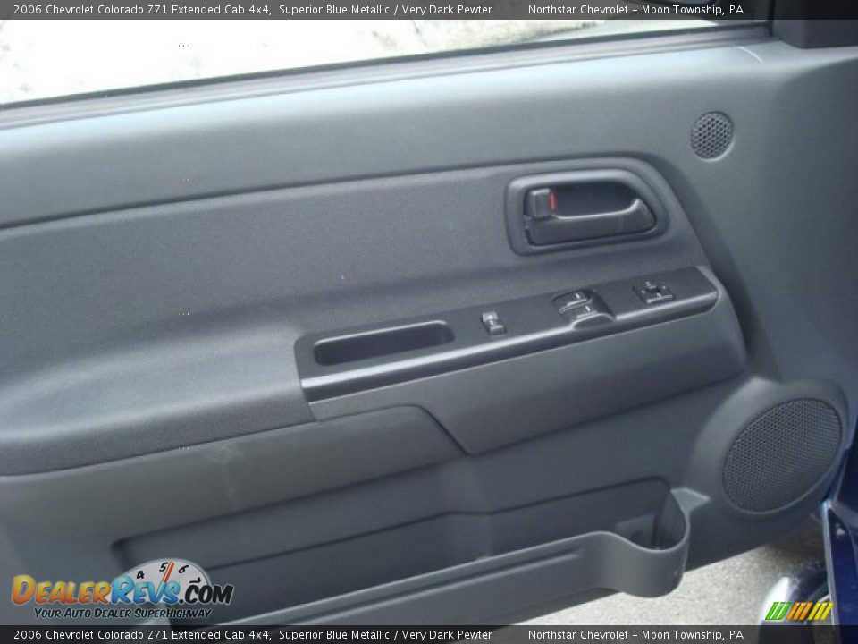 2006 Chevrolet Colorado Z71 Extended Cab 4x4 Superior Blue Metallic / Very Dark Pewter Photo #14