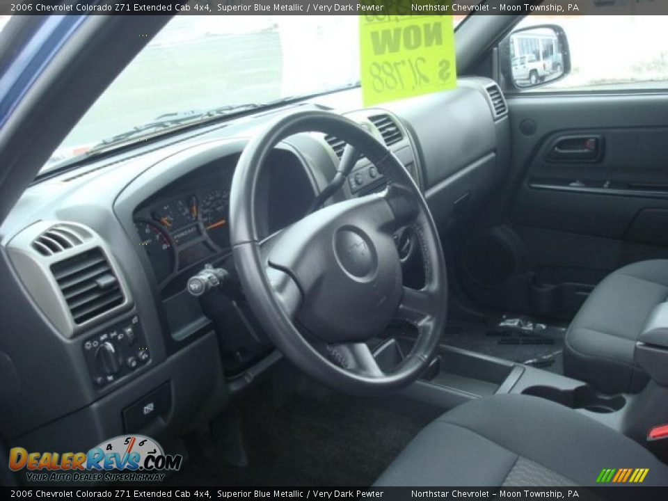 2006 Chevrolet Colorado Z71 Extended Cab 4x4 Superior Blue Metallic / Very Dark Pewter Photo #15