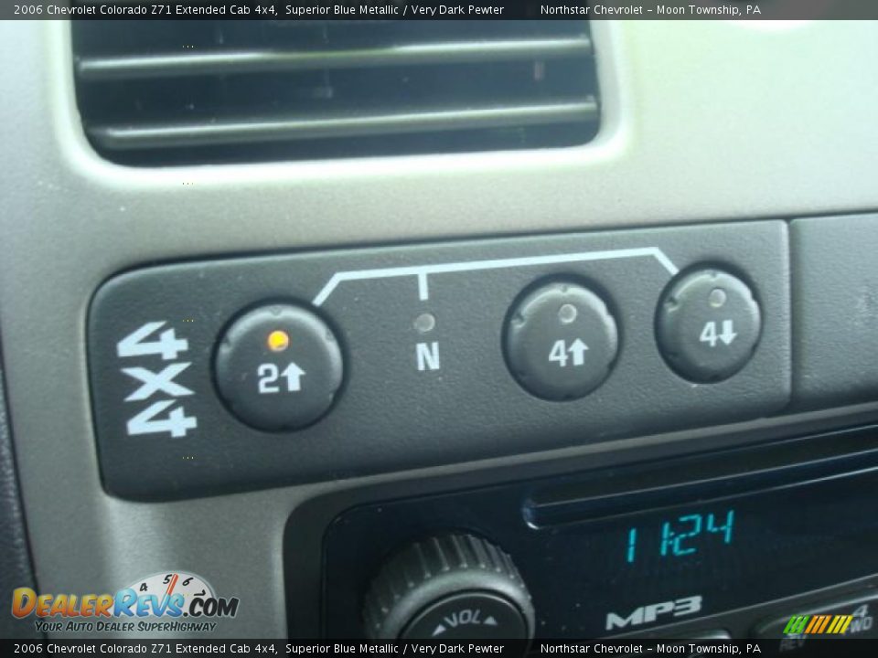2006 Chevrolet Colorado Z71 Extended Cab 4x4 Superior Blue Metallic / Very Dark Pewter Photo #16