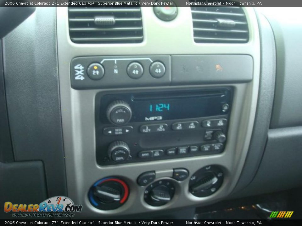 2006 Chevrolet Colorado Z71 Extended Cab 4x4 Superior Blue Metallic / Very Dark Pewter Photo #18