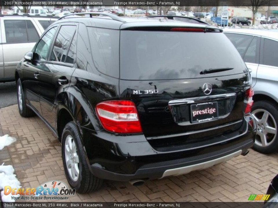 2007 Mercedes-Benz ML 350 4Matic Black / Macadamia Photo #5