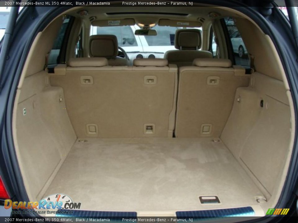 2007 Mercedes-Benz ML 350 4Matic Black / Macadamia Photo #13