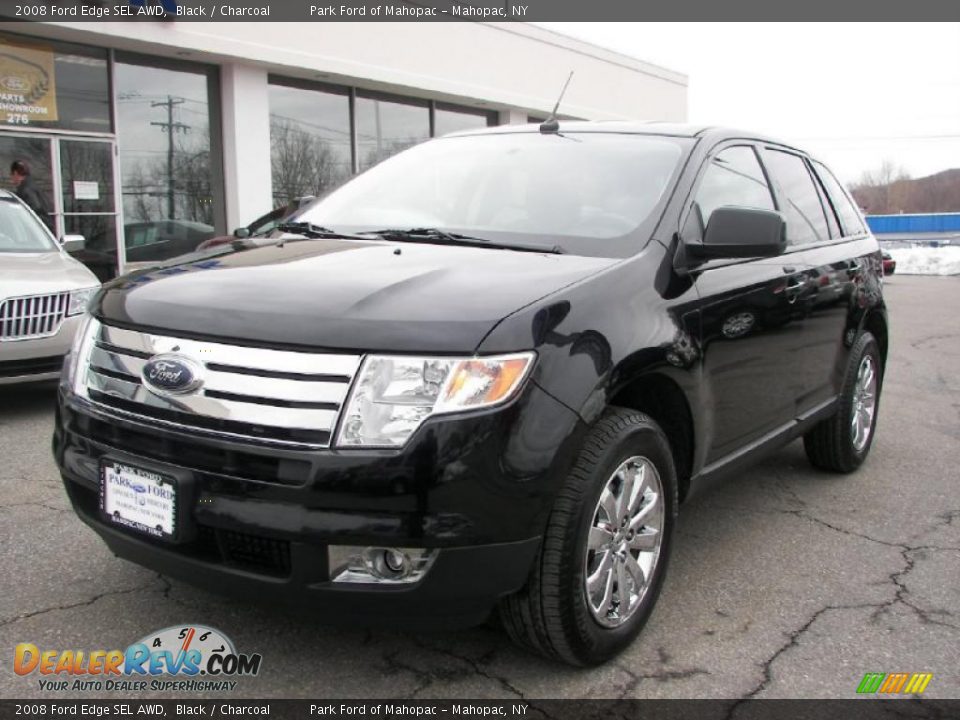 2008 Ford Edge SEL AWD Black / Charcoal Photo #1