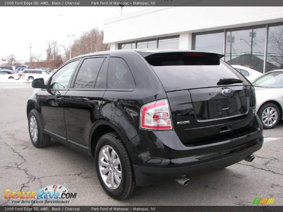 2008 Ford Edge SEL AWD Black / Charcoal Photo #4