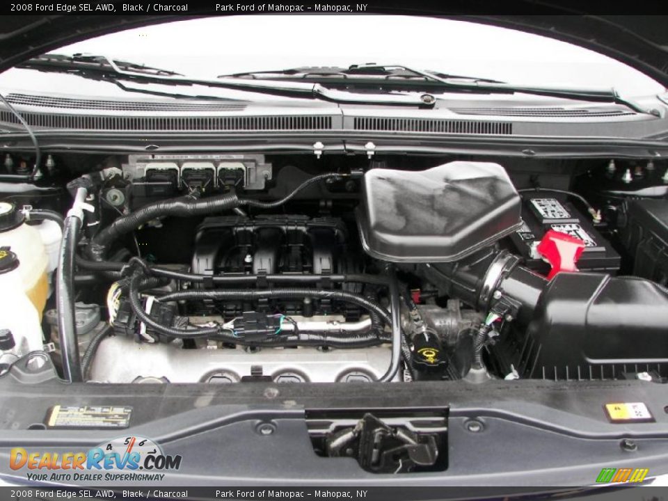 2008 Ford Edge SEL AWD Black / Charcoal Photo #8