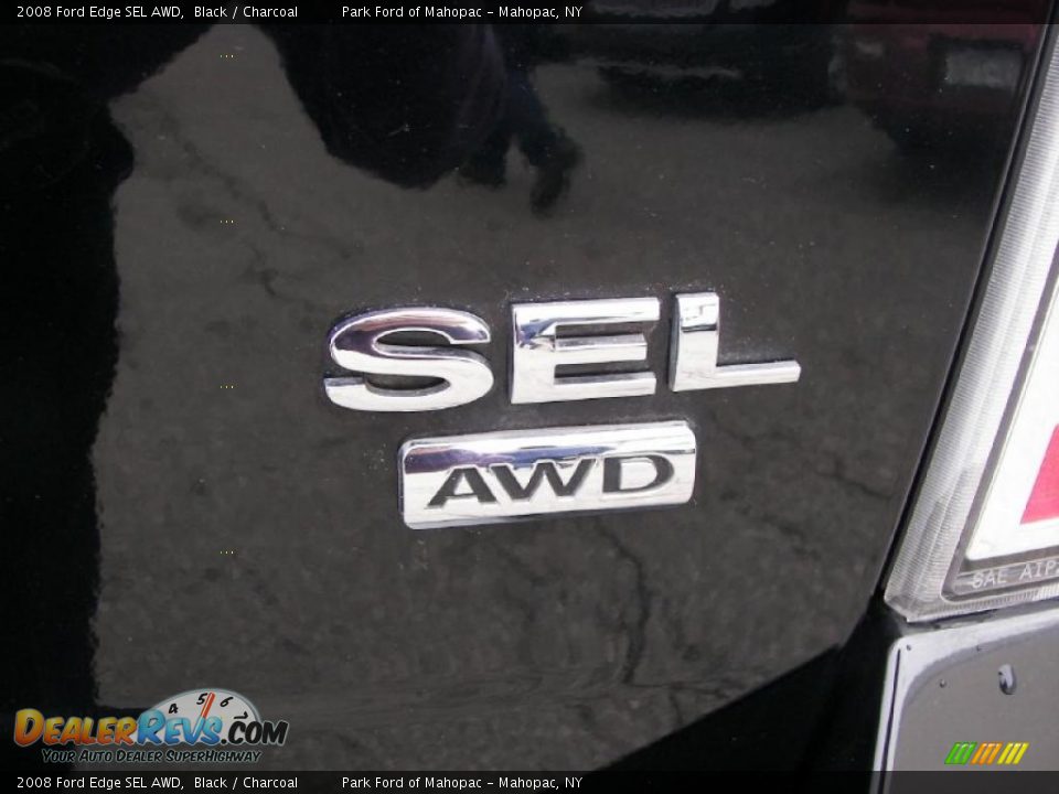 2008 Ford Edge SEL AWD Black / Charcoal Photo #9