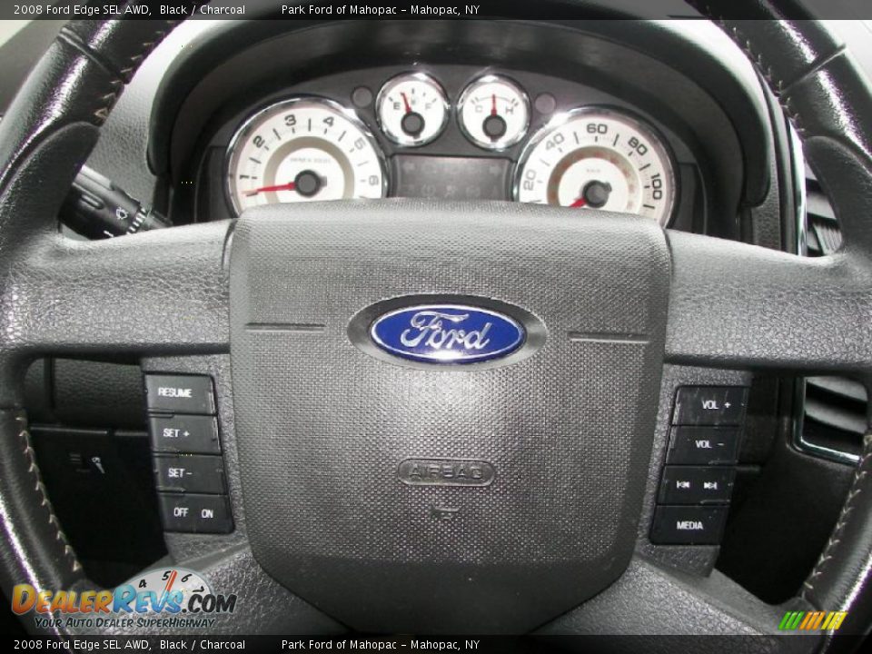2008 Ford Edge SEL AWD Black / Charcoal Photo #12