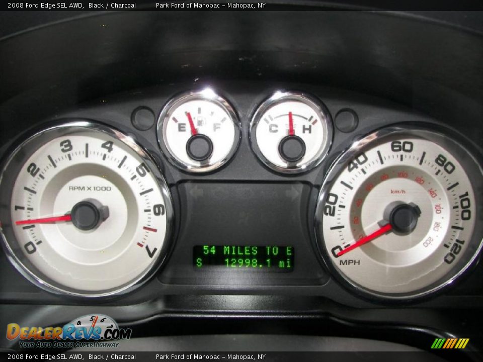 2008 Ford Edge SEL AWD Black / Charcoal Photo #13