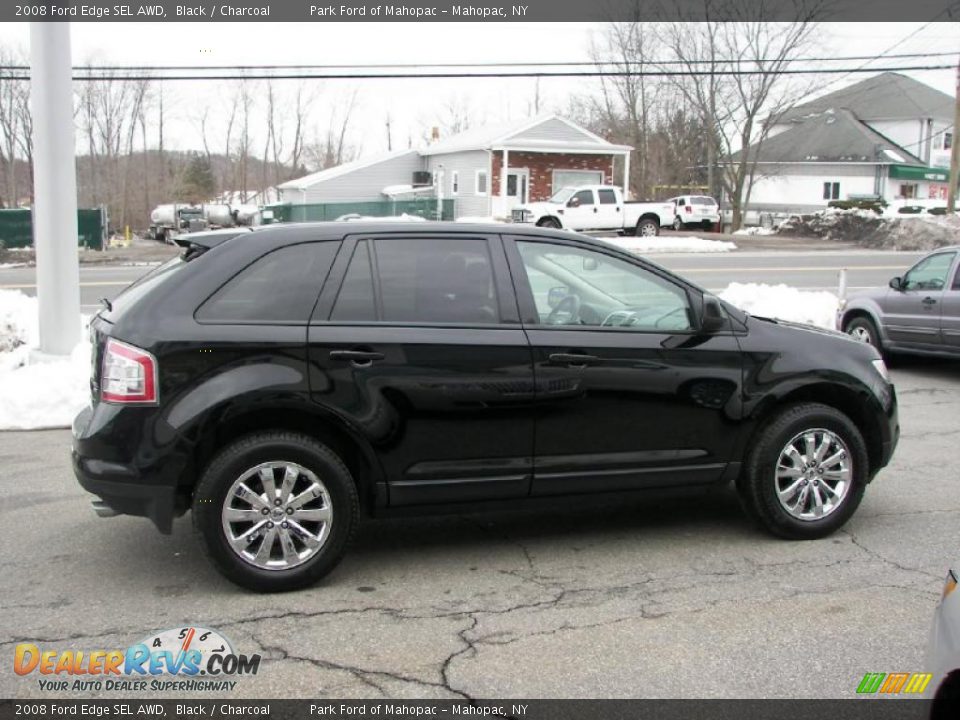 2008 Ford Edge SEL AWD Black / Charcoal Photo #16