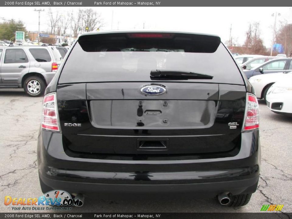2008 Ford Edge SEL AWD Black / Charcoal Photo #18
