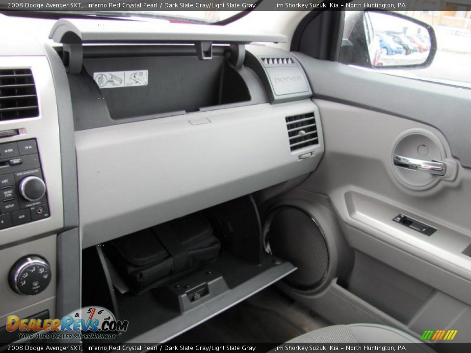 2008 Dodge Avenger SXT Inferno Red Crystal Pearl / Dark Slate Gray/Light Slate Gray Photo #13
