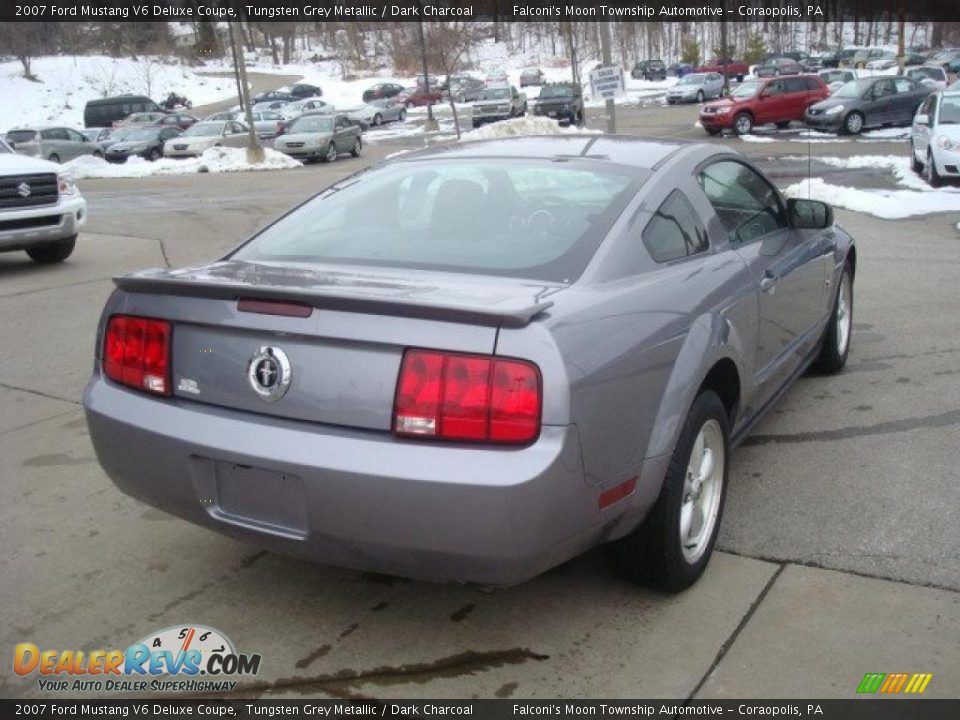 2007 Ford Mustang V6 Deluxe Coupe Tungsten Grey Metallic / Dark Charcoal Photo #2