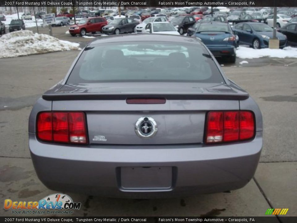2007 Ford Mustang V6 Deluxe Coupe Tungsten Grey Metallic / Dark Charcoal Photo #3
