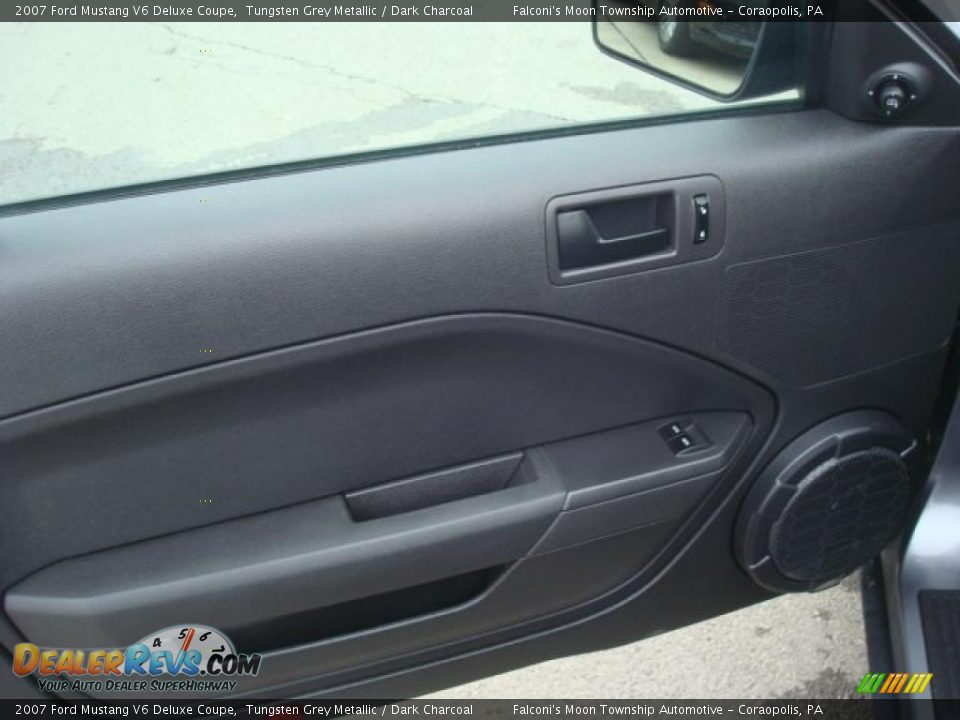 2007 Ford Mustang V6 Deluxe Coupe Tungsten Grey Metallic / Dark Charcoal Photo #11