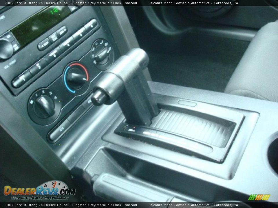 2007 Ford Mustang V6 Deluxe Coupe Tungsten Grey Metallic / Dark Charcoal Photo #12